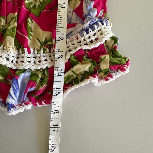 Island Beach 1T Toddler Hawaiian Floral Dress - Picture 3 of 5